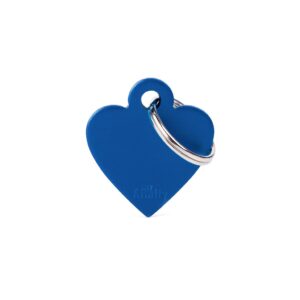 Small Heart Aluminium Blue