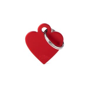 Small Heart Aluminium Red