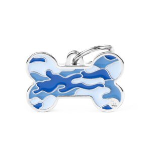 L Bone Camouflage Blue